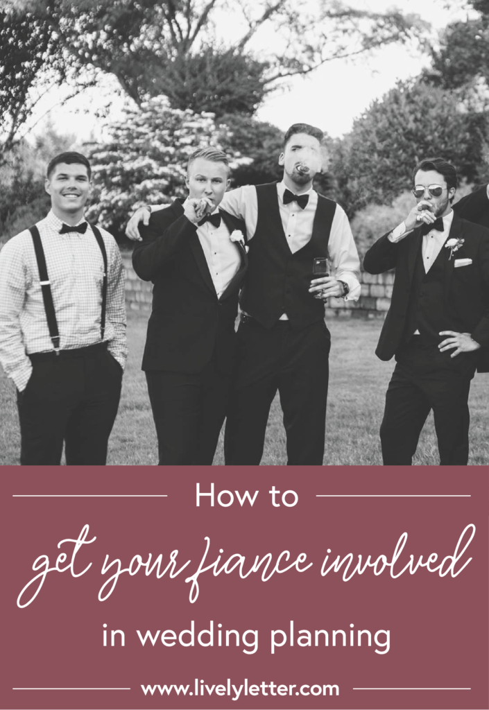 How to get your fiance involved in wedding planning