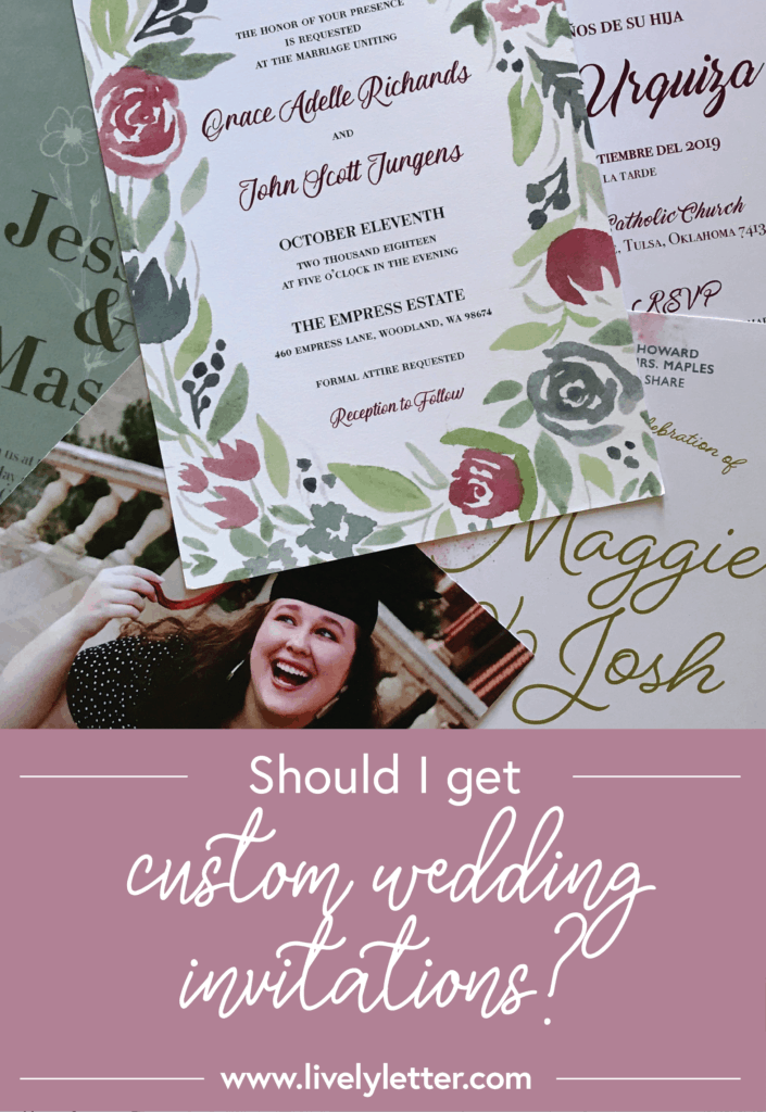 Should I get custom wedding invitations
