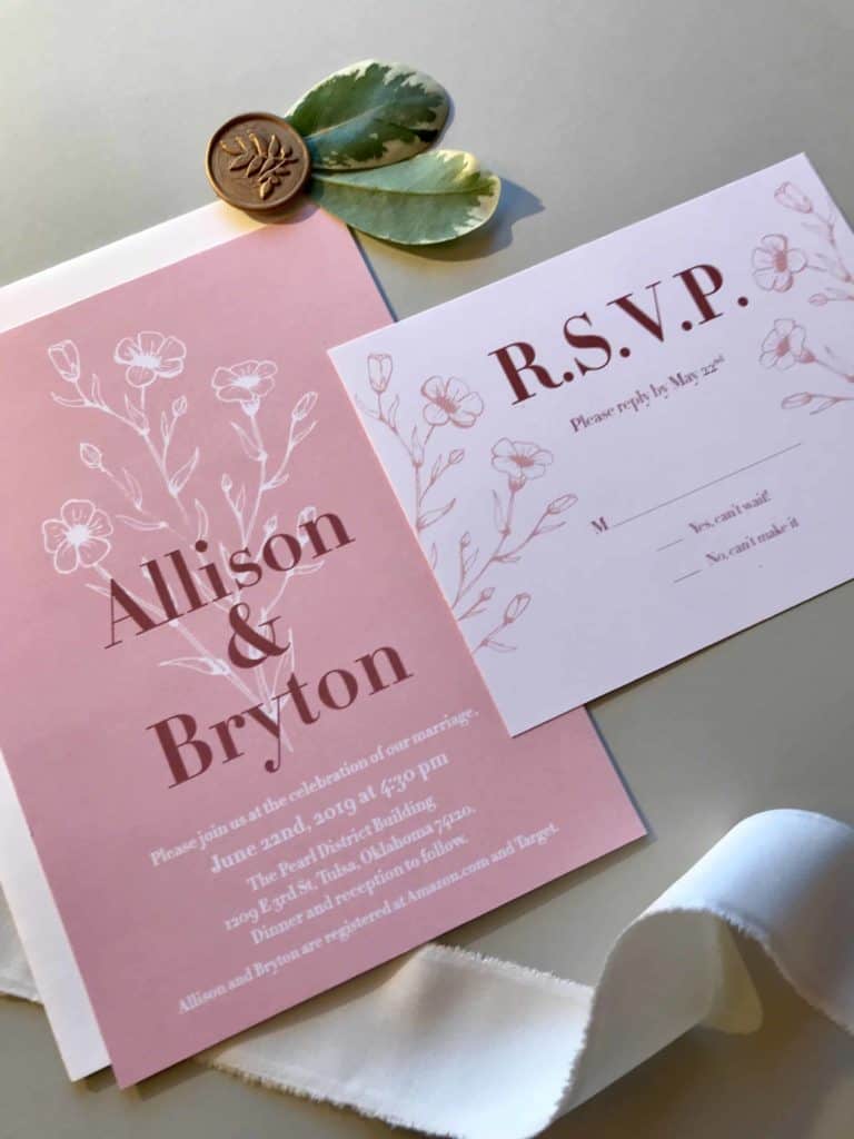 Tulsa Wedding Invitations