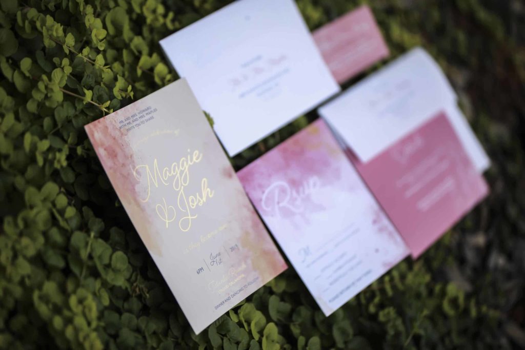 Oklahoma Wedding Stationery - Maggie and Josh