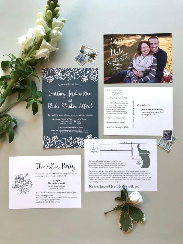 Customized Wedding Invitation Suite