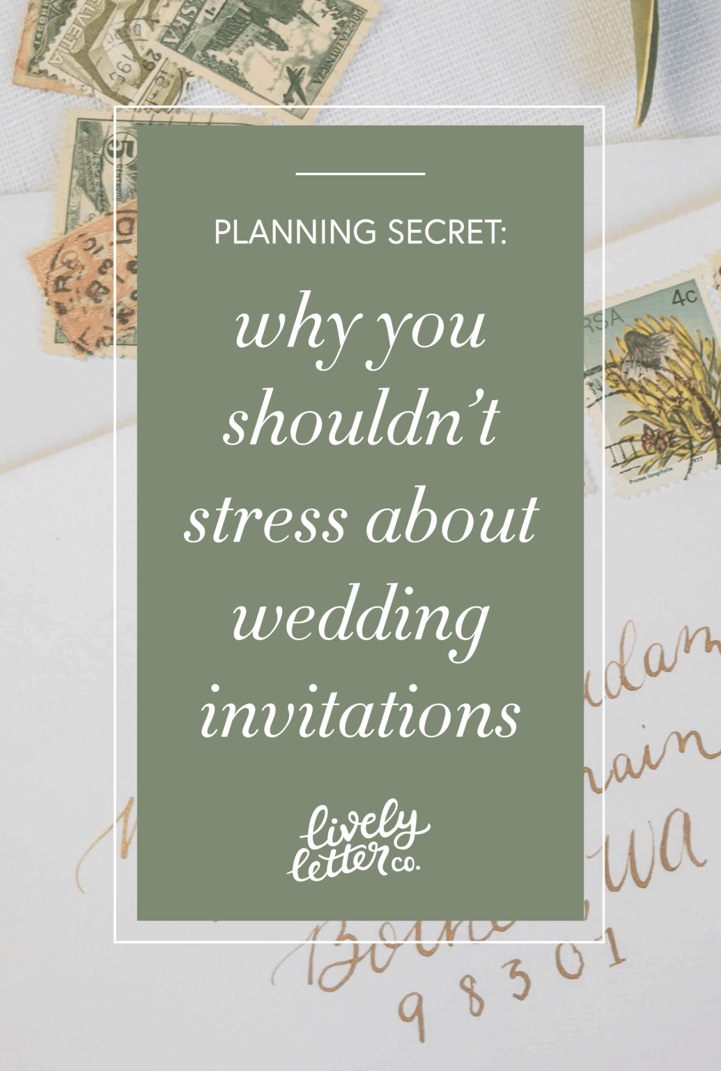Why it Doesn't *Actually* Matter When You Send Wedding Invitations